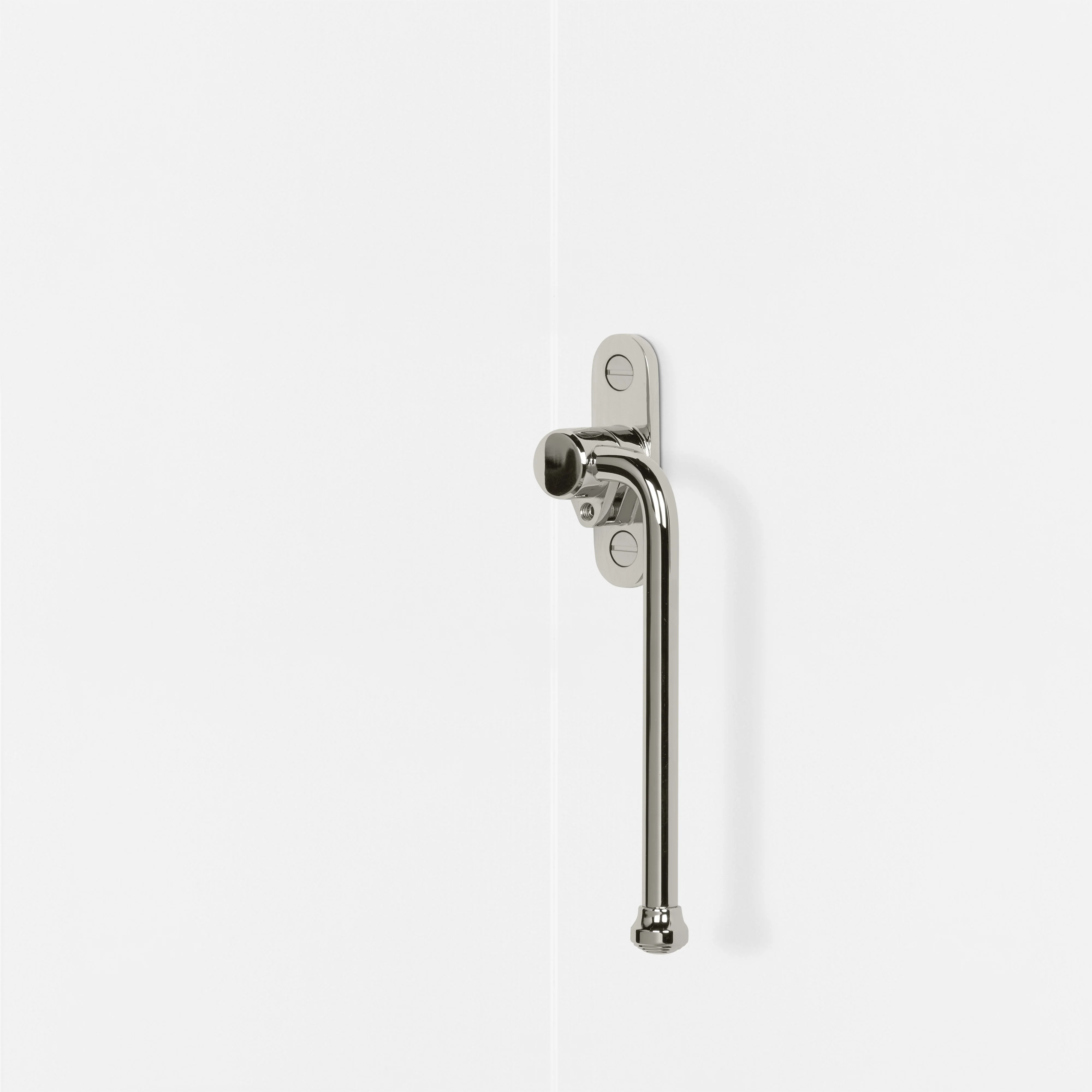 Polished nickel window hardware